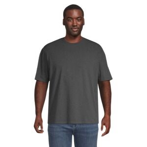 Denver Hayes Mens 50 Wash Classic Fit Crewneck Tee T Shirt Charcoal‎ Heather L